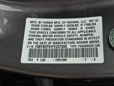 2015 Honda Civic EX-L
