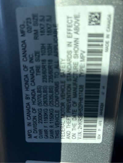 2023 Honda CR-V Hybrid Sport