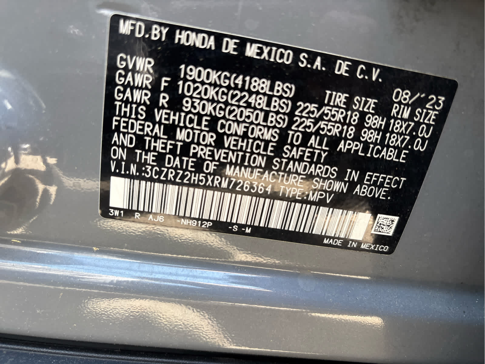2024 Honda HR-V Sport