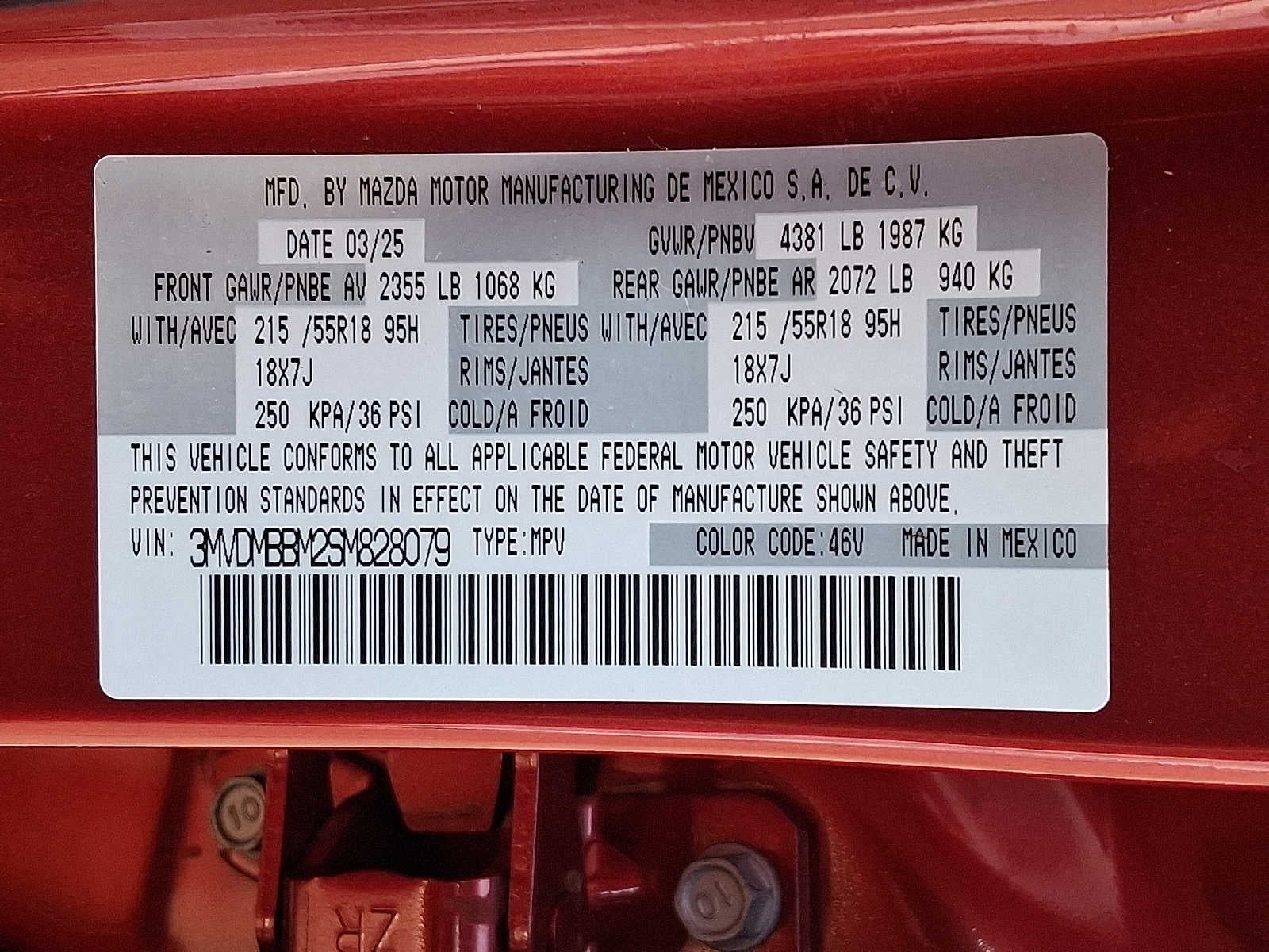 2025 Mazda Mazda CX-30 2.5 S Select Sport