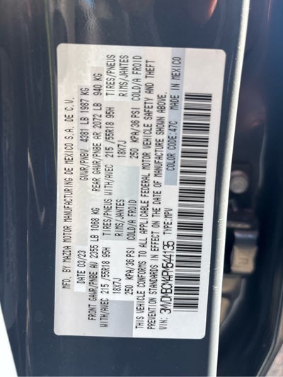 2023 Mazda Mazda CX-30 2.5 S Carbon Edition