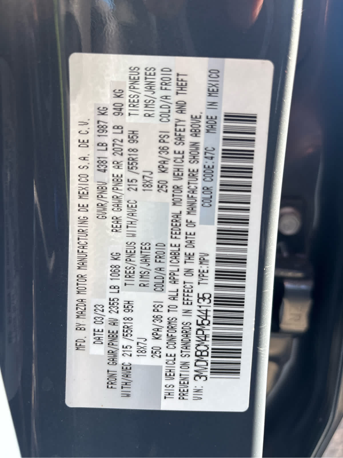 2023 Mazda Mazda CX-30 2.5 S Carbon Edition
