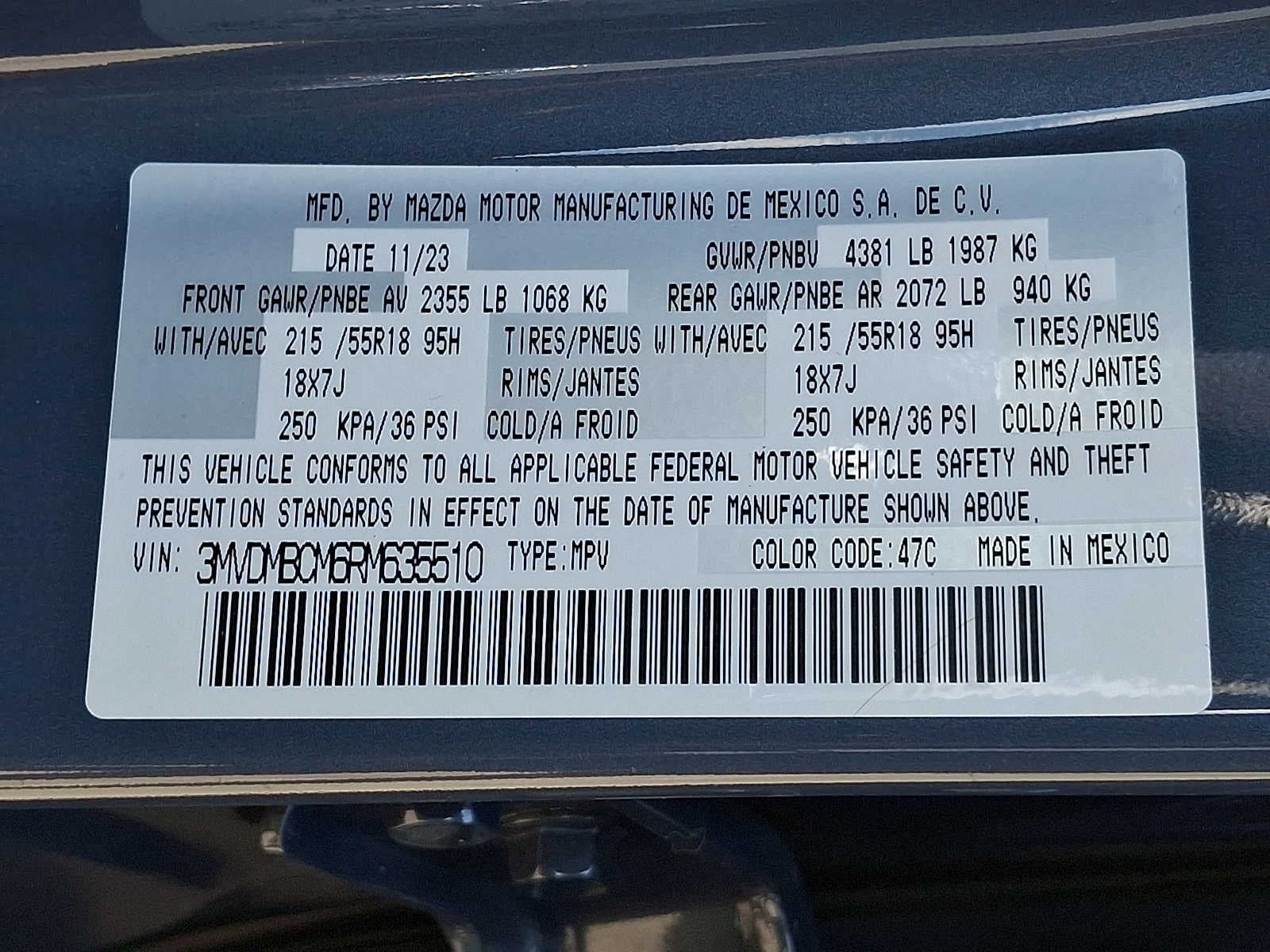 2024 Mazda Mazda CX-30 2.5 S Carbon Edition