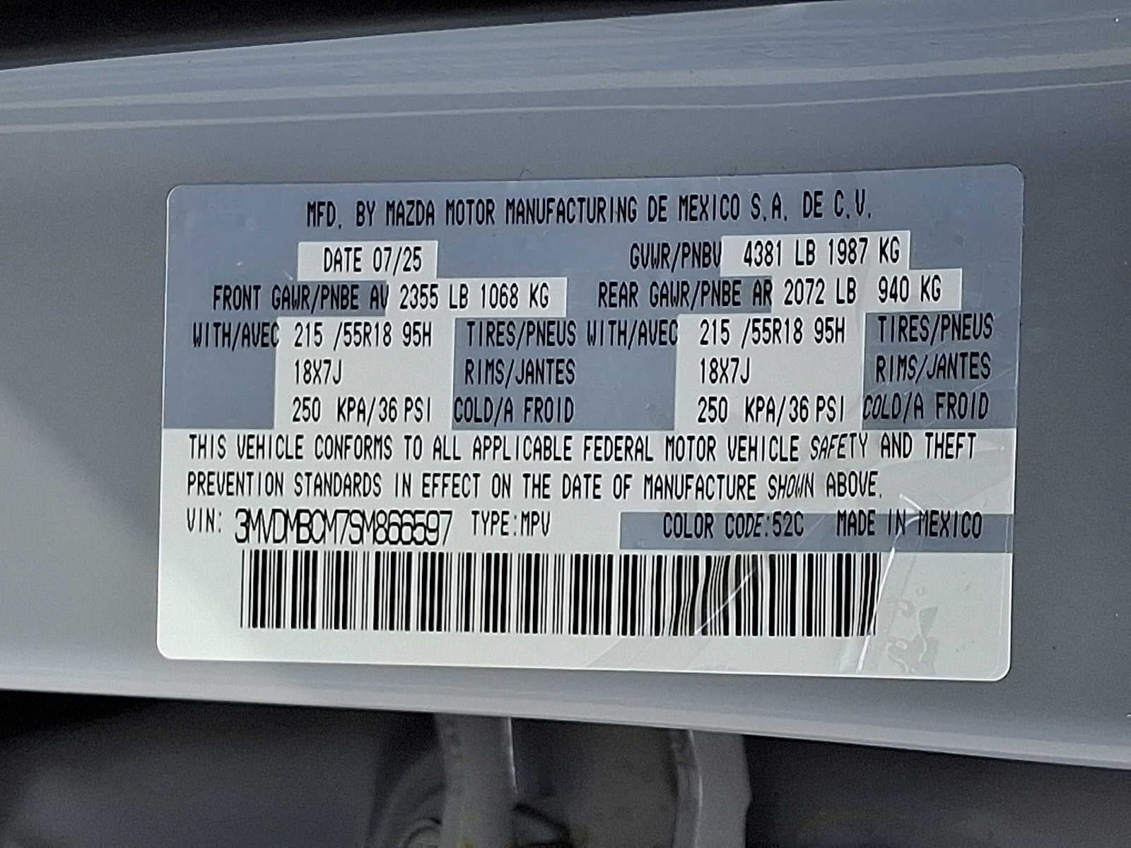 2025 Mazda Mazda CX-30 2.5 S Preferred Package