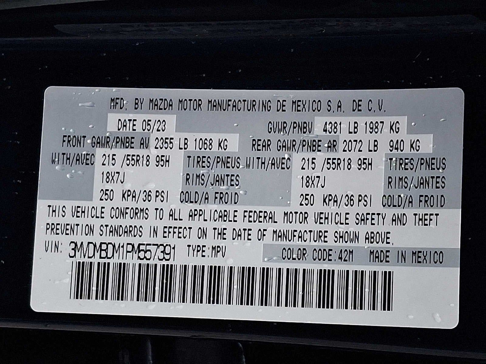 2023 Mazda Mazda CX-30 2.5 S Premium Package