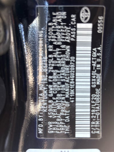 2016 Toyota Avalon XLE Premium