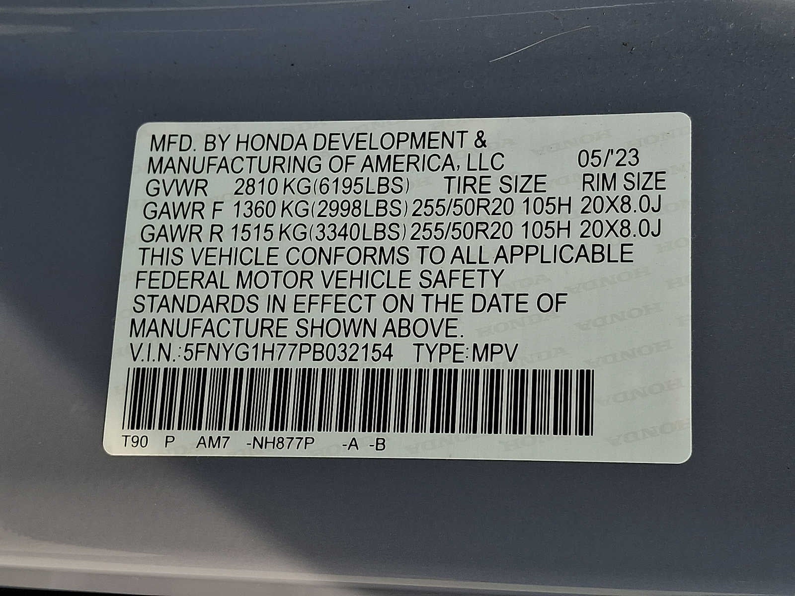 2023 Honda Pilot Touring