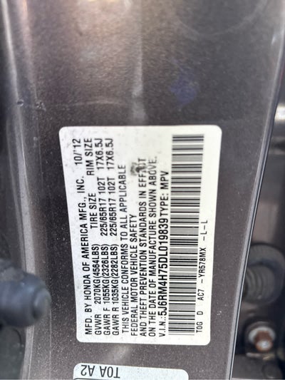 2013 Honda CR-V EX-L