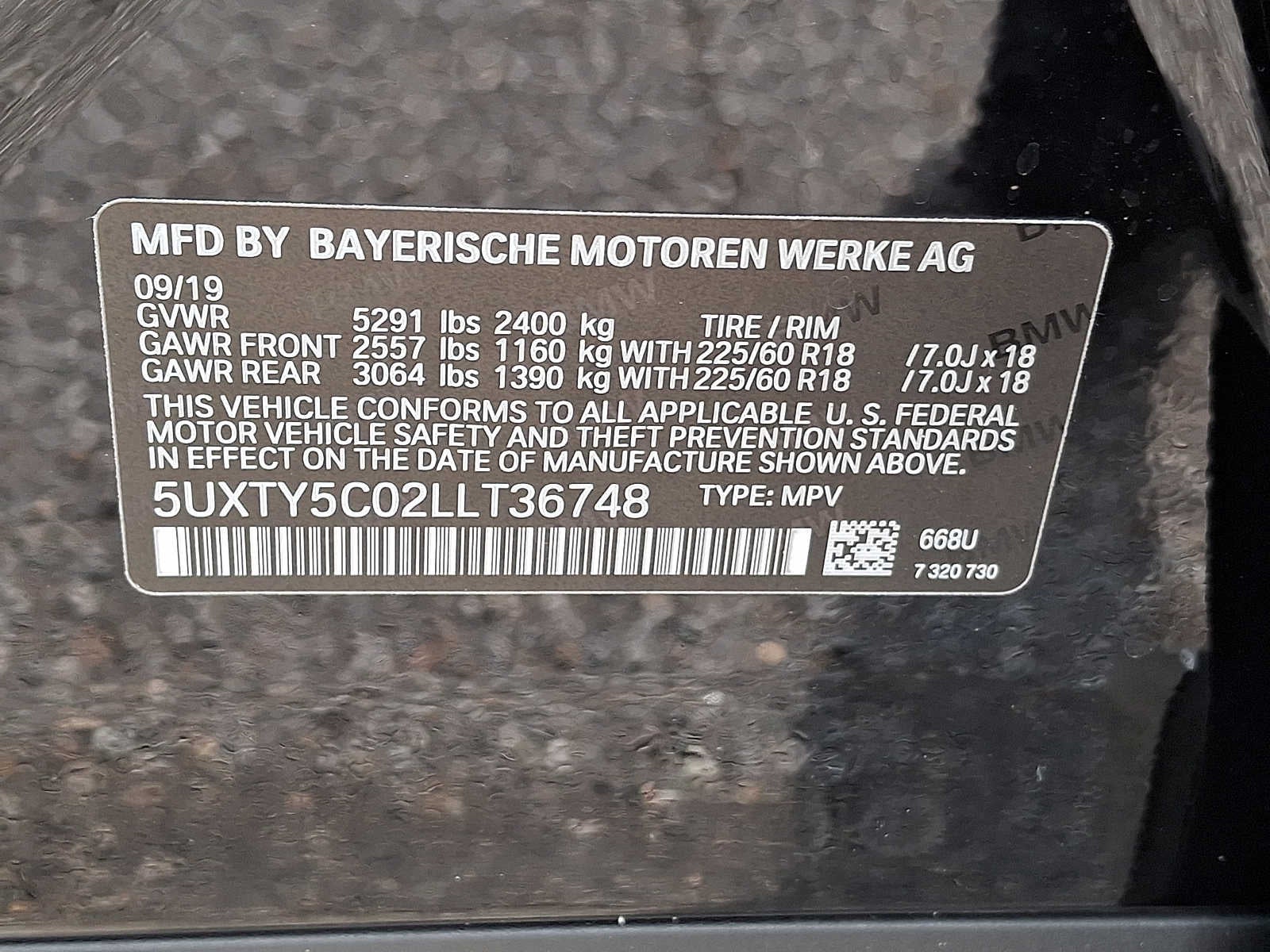 2020 BMW X3 xDrive30i