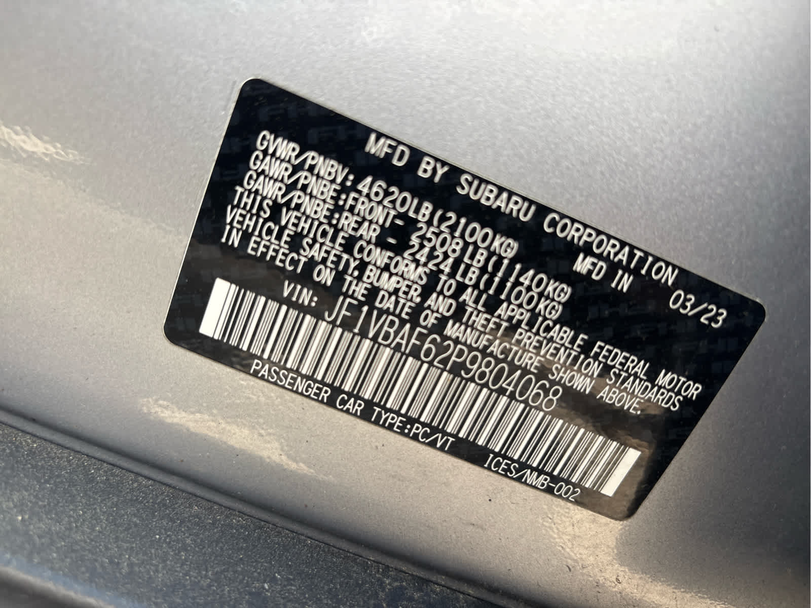 2023 Subaru WRX Premium