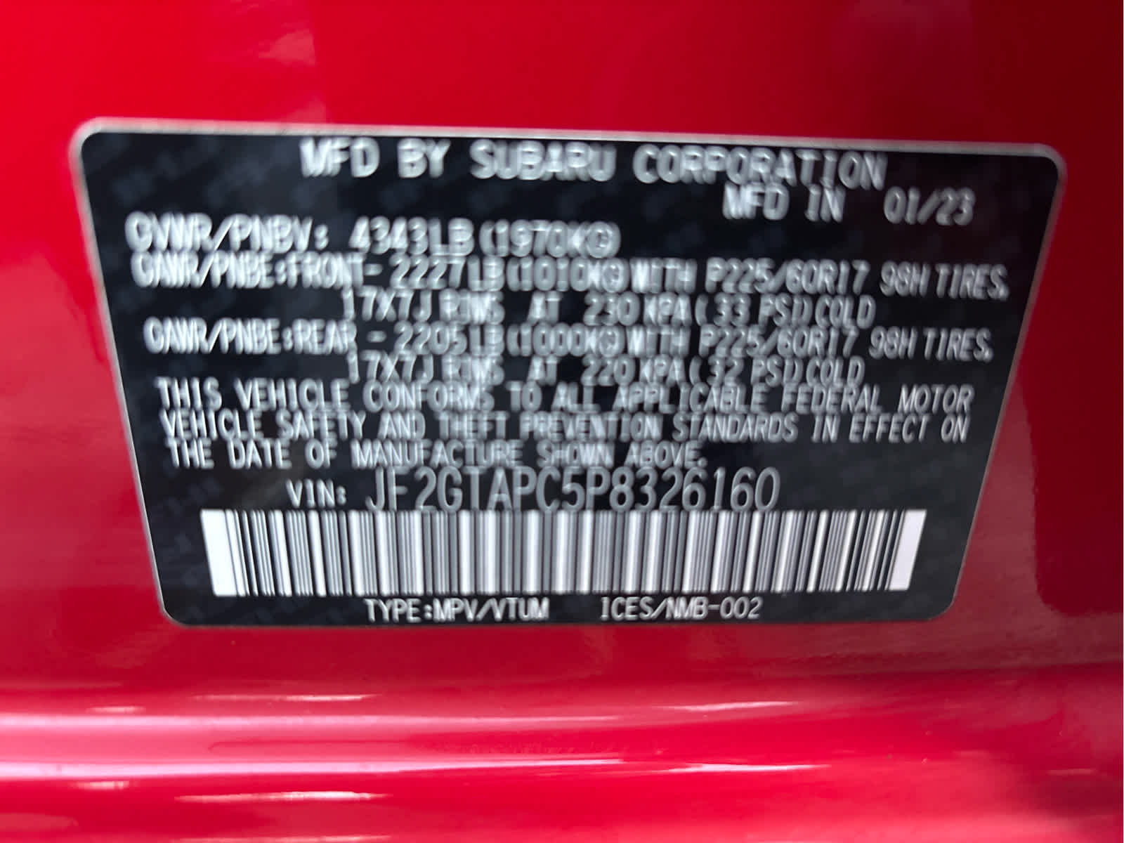 2023 Subaru Crosstrek Premium