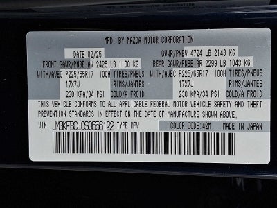 2025 Mazda Mazda CX-5 2.5 S Preferred Package