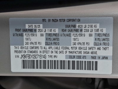 2025 Mazda Mazda CX-5 2.5 Turbo Premium Package