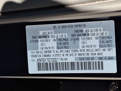 2025 Mazda Mazda CX-5 2.5 Turbo Premium Package