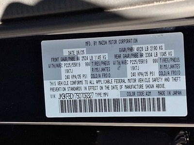 2025 Mazda Mazda CX-5 2.5 Turbo Premium Package