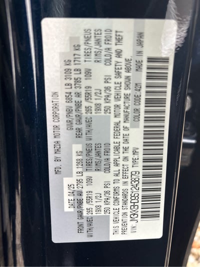 2025 Mazda Mazda CX-90 Preferred Package