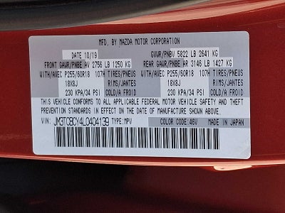 2020 Mazda Mazda CX-9 Touring
