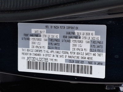 2018 Mazda Mazda CX-9 Grand Touring