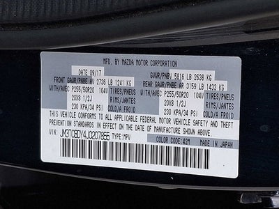 2018 Mazda Mazda CX-9 Grand Touring