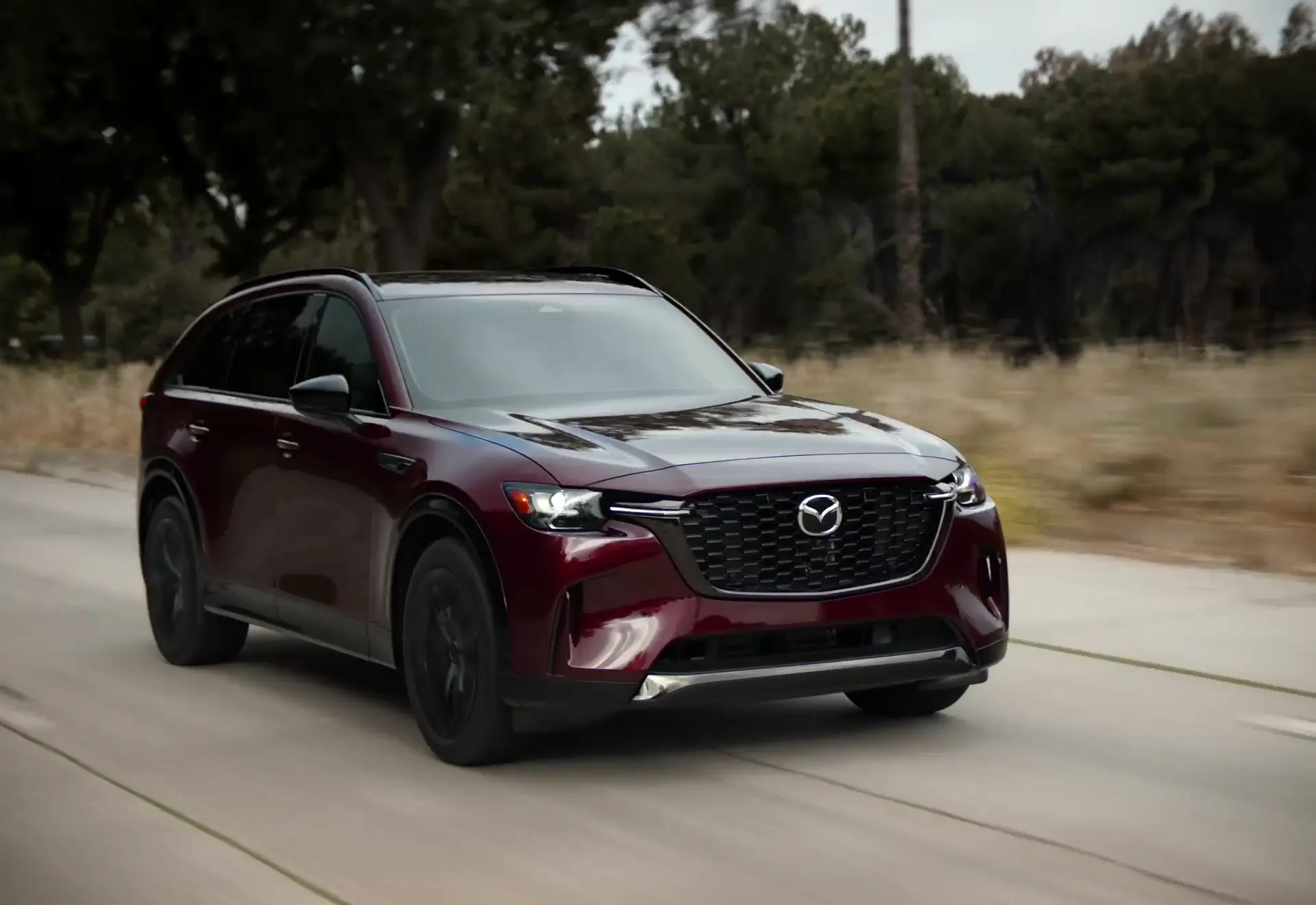 2027 Mazda CX-90 driving | Open Road Mazda of Morristown in Morristown NJ