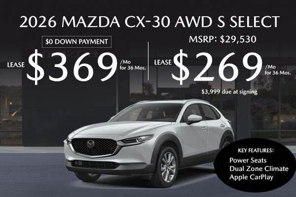 2026 Mazda CX-30 AWD S Select
