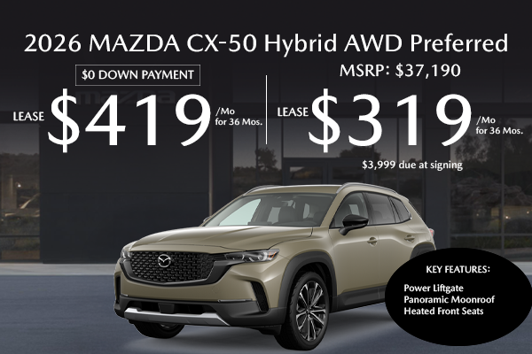 2026 Mazda CX-50 Hybrid Premium AWD