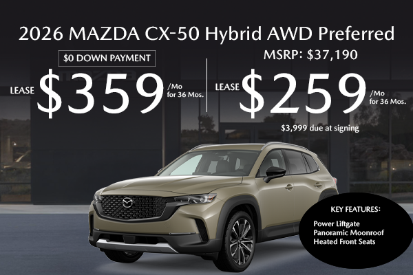 2026 Mazda CX-50 Hybrid Premium AWD