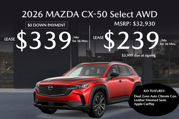 2026 Mazda CX-50 Select AWD