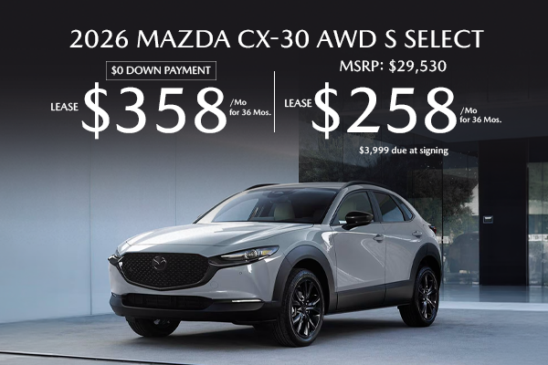 2026 Mazda CX-30 AWD S Select